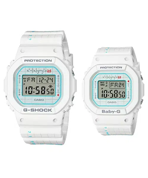 ست ساعت های مچی G-Shock و BABY-G مدل CASIO-LOV-21B-7DR
