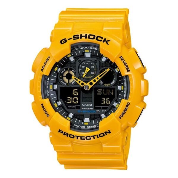 ساعت مردانه کاسیو (G-SHOCK) مدل GA-100A-9A