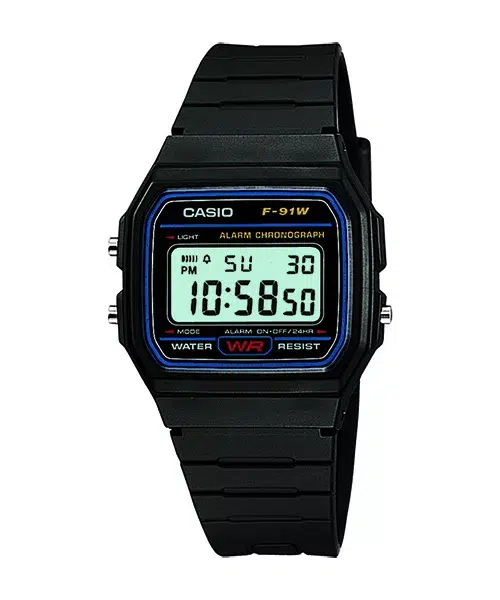ساعت مچی کاسیو مدل CASIO-F-91W-1D