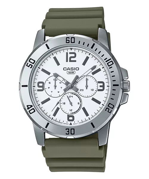 ساعت مچی مردانه کاسیو مدل CASIO-MTP-VD300-3BUDF