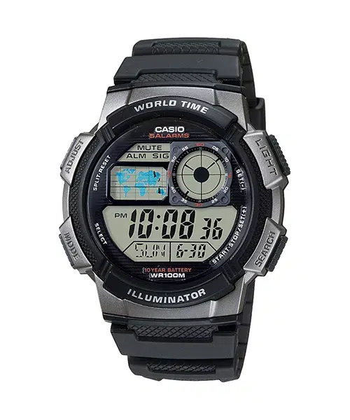 ساعت مچی مردانه کاسیو مدل CASIO-AE-1000W-1B