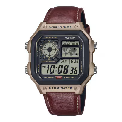 ساعت مچی مردانه کاسیو مدل CASIO-AE-1200WHL-5AV